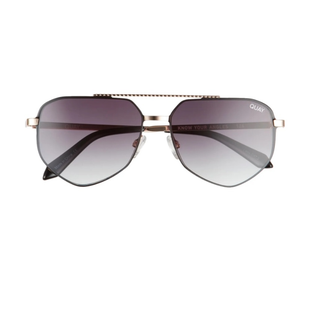 EUC | Quay sunglasses | Know Your Angles 51mm Aviator Sunglasses